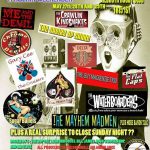 Poster for 50s Mayhem Madness concert featuring the Guy Mackenzie Trio