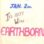 A poster for Earthborn New Year 1977
